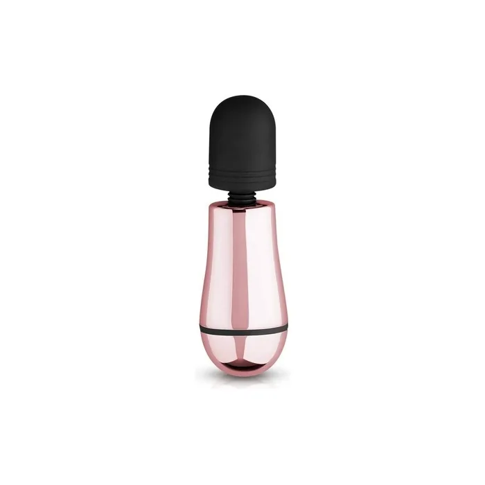 Rosy Gold Mini Massager with 10 Different Vibration Modes Rechargeable Compact Size 221g