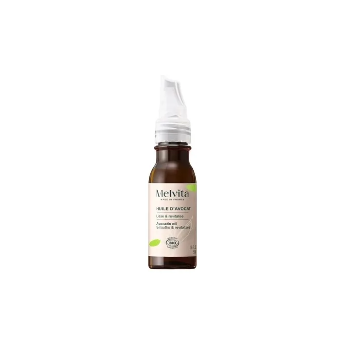 Melvita Avocado Oil Beauty Oil Nourishes and Repairs Face, Body, and Hair