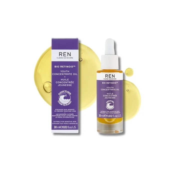 Ren Bio Retinoid Youth Concentrate Oil 30ml Anti-Aging Face Oil with Bidens