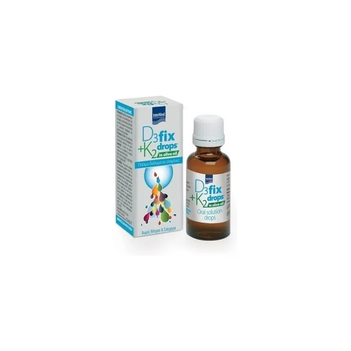 Intermed D3 Fix & K2 Drops in Olive Oil 12ml