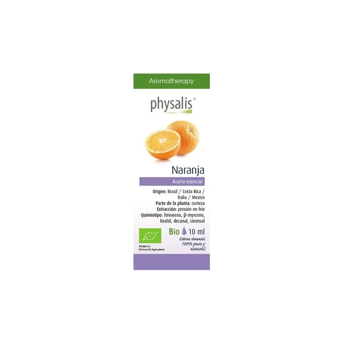 Physalis Organic Orange Essential Oil 10 Ml