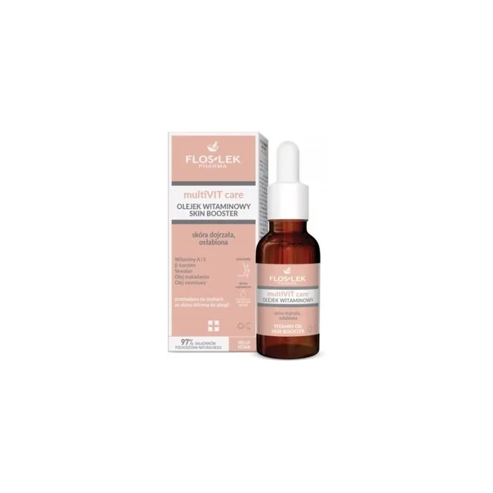 Floslek Pharma Multivit Care Vitamin Oil For Mature And Weakened Skin 30 Ml