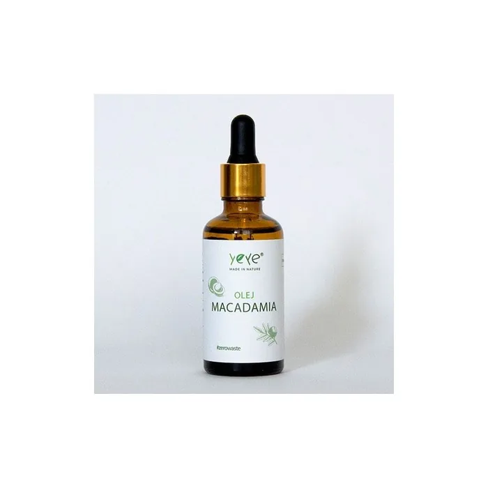 Olej Macadamia zimnotłoczony nierafinowany 50ml YEYE Made in Nature