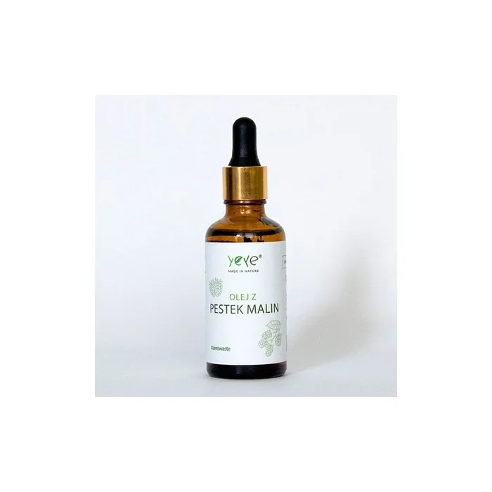 Olej z pestek malin nierafinowany zimnotłoczony 50ml YEYE Made in Nature