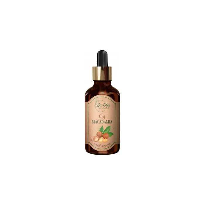 Bio Olja Macadamia Oil Cold Pressed, Unrefined, 50 Ml