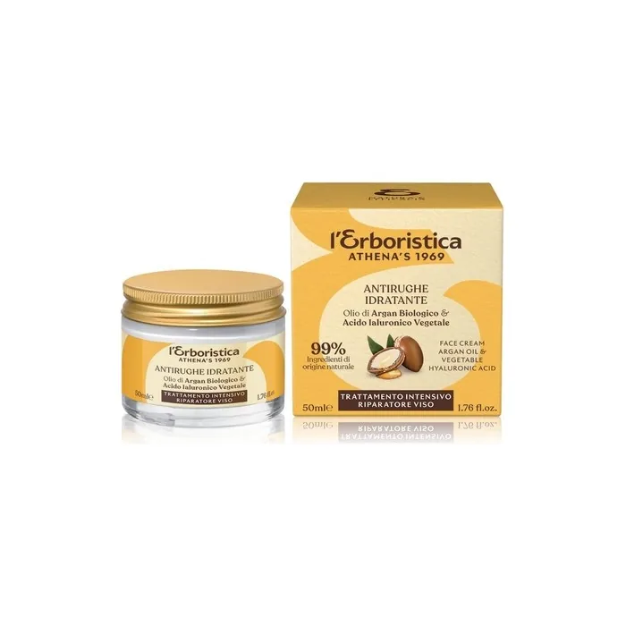 Erboristica Argan Oil + Hyaluronic Acid Face Cream 50ml