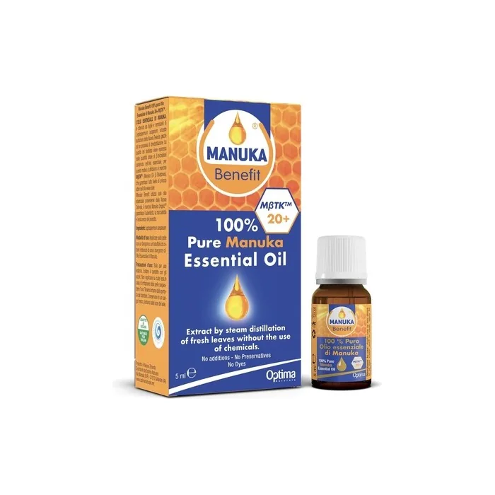 Optima Naturals Manuka Oil 100% Natural Organic Vegan Cruelty Free Essential Oil 5ml