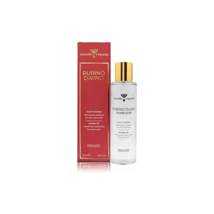 Quick-Absorbing Jojoba Oil Cold-Pressed Rich in Vitamins E and F for Soft Skin and Hair Healthy Nails Natural Cosmetic Liquid Jewel 150ml