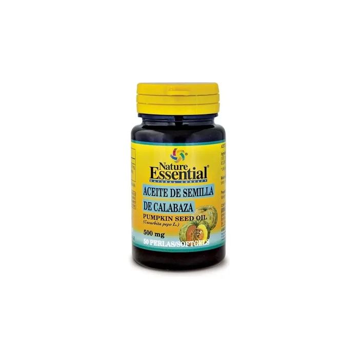 Nature Ess Aceite De Semilla Calabaza 500 Mg 50 Perlas