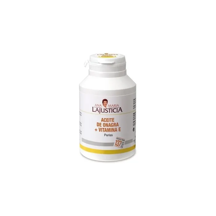 Ana Mara Lajusticia Evening Primrose Oil With Vitamin E 275 Pearls