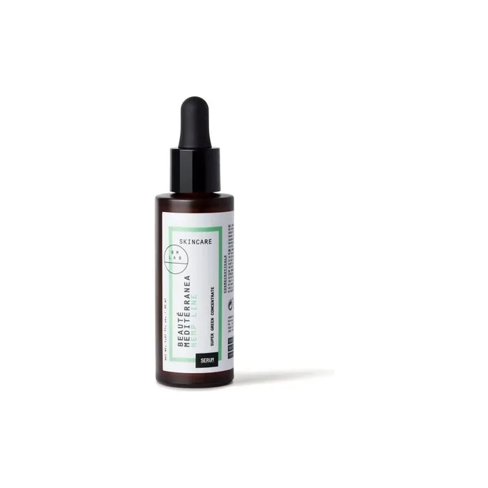 Beauté Mediterranea Super Green Concentrate 10 Hemp Oil 30ml Peg-Free Silicone-Free Sulphate-Free