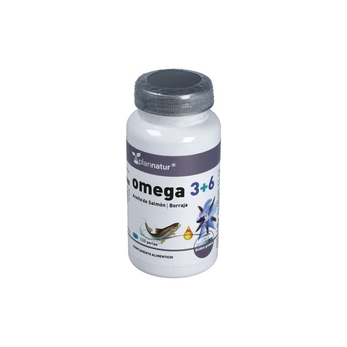 Plannatur Omega 3 and 6 Borage and Salmon Oil 500mg - 120 Pearls