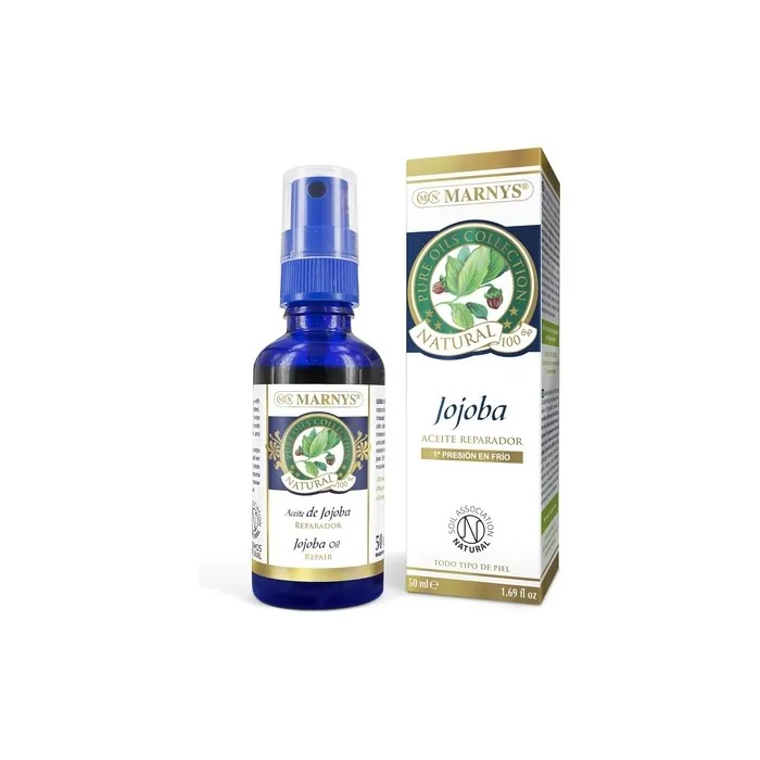Marny's 100% Natural Repairing Jojoba Oil for Hair, Face, Cuticles, Body & Nails 50ml Bottle