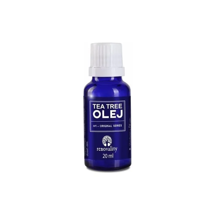 Tea Tree 20ml with Dropper Renovality Made in Czech Republic