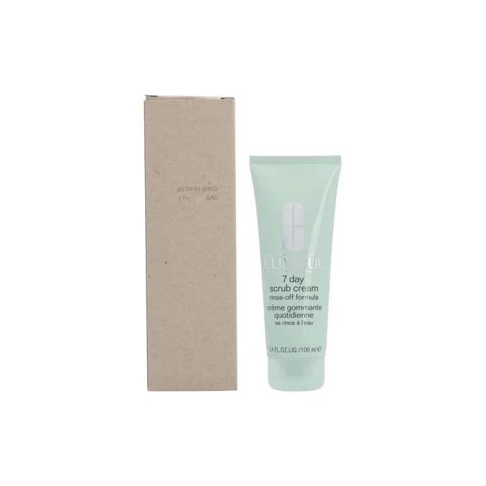 Clinique 7 Day Scrub Cream Rinse Off Formula for Unisex 3.4oz