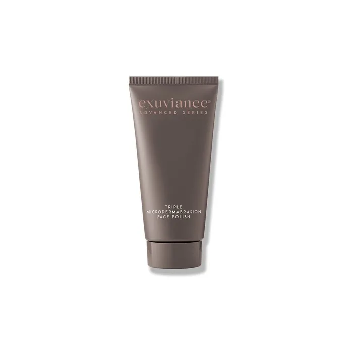 EXUVIANCE Triple Microdermabrasion Face Polish with Glycolic Acid, Papaya Enzyme and Pure Professional Grade Crystals 75g