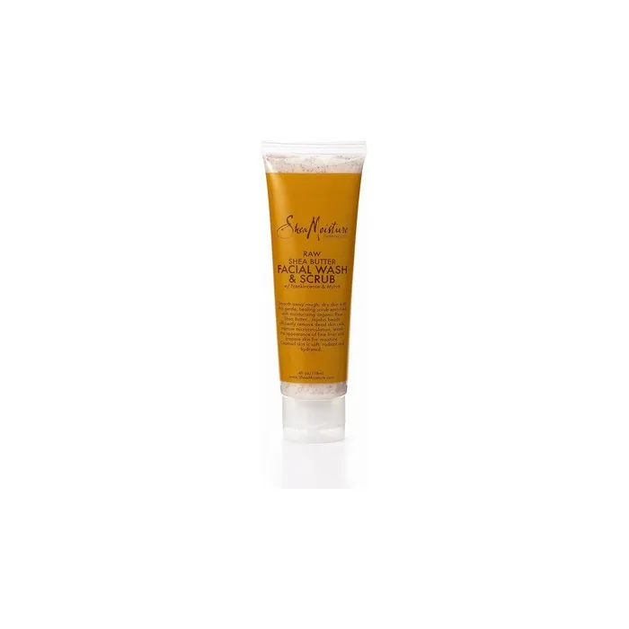 Shea Moisture Raw Shea Butter Facial Wash And Scrub 4 Oz