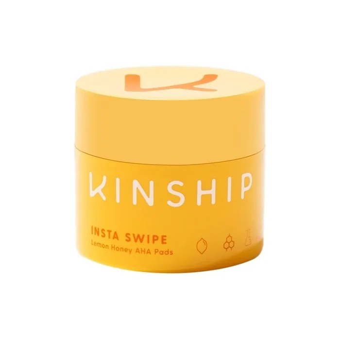 Kinship Insta Swipe Aha Exfoliating Pads Lemon Honey Glycolic Acid Face