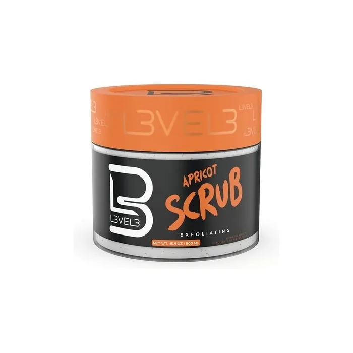 L3vel3 Apricot Scrub Gently Exfoliates Deep Cleans Pores Removes Impurities And Build Up Instantly Brightens Complexion Suitable For All Skin Rejuvenates Skin Easy To Apply 500ml