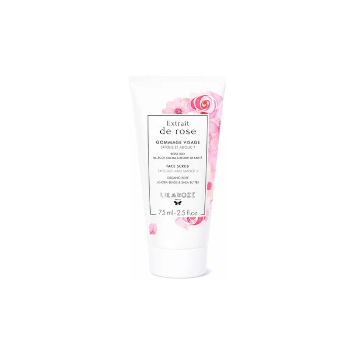 Lilaroze Paris Rose Extract Exfoliating Face Scrub 75ml