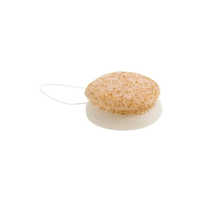 Lady Green 2 in 1 Konjac Face Sponge with Nut Shards