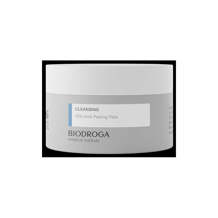 Biodroga 10% AHA Peeling Pads Facial Exfoliant 40ml