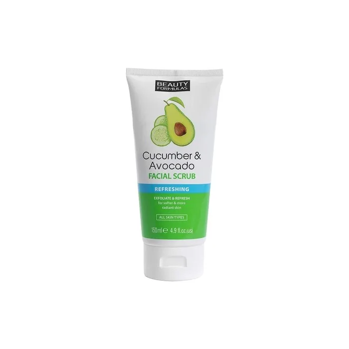 Beauty Formulas Face Scrub Cucumber & Avocado