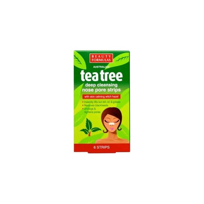 Beauty Formulas Tea Tree Blackhead Peeling Facial Scrub 150ml