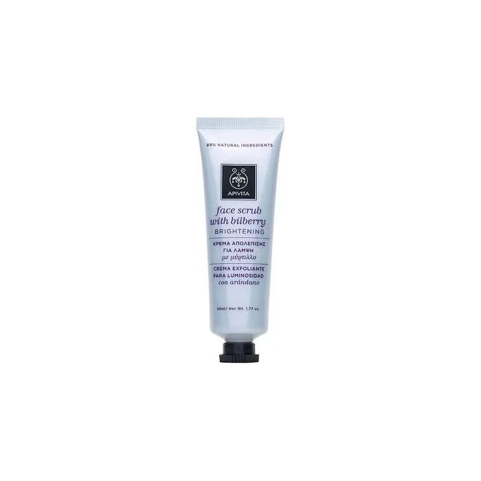 Apivita Brightening Face Scrub With Bilberry 50ml