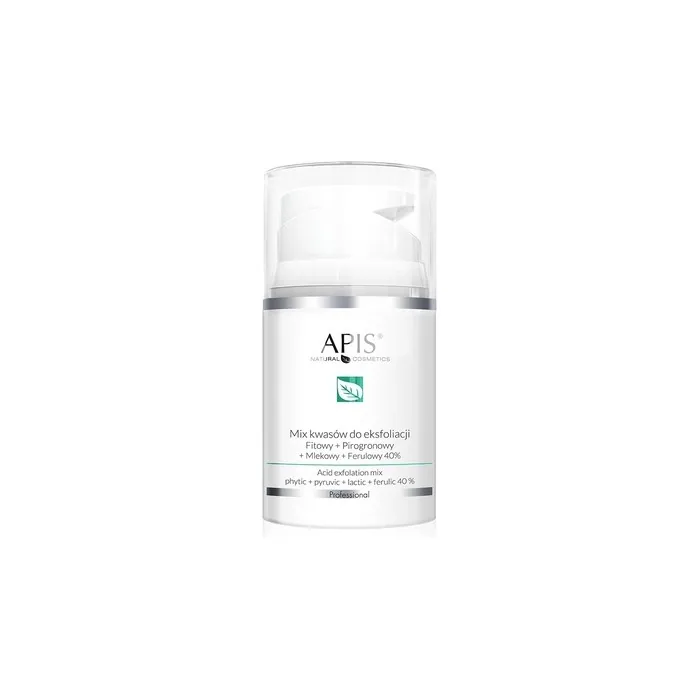 Apis Exfoliation Acid Mix For Exfoliation: Fitowy + Pyruvic + Lactic + Ferulic 40% - 50ml