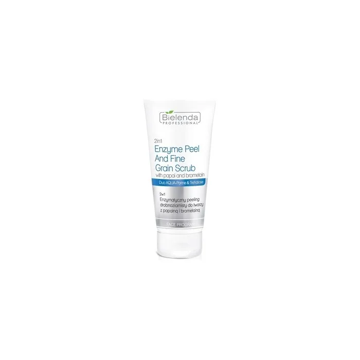 Bielenda Professional Face Program 2in1 Enzymatic Fine Grain Scrub With Papain And Bromelain - 150g