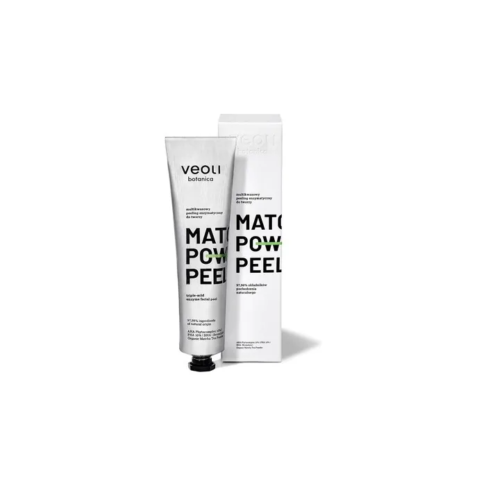 Veoli Botanica Focus Matcha Power Peel Multi-Acid Enzymatic Face Peel 75ml