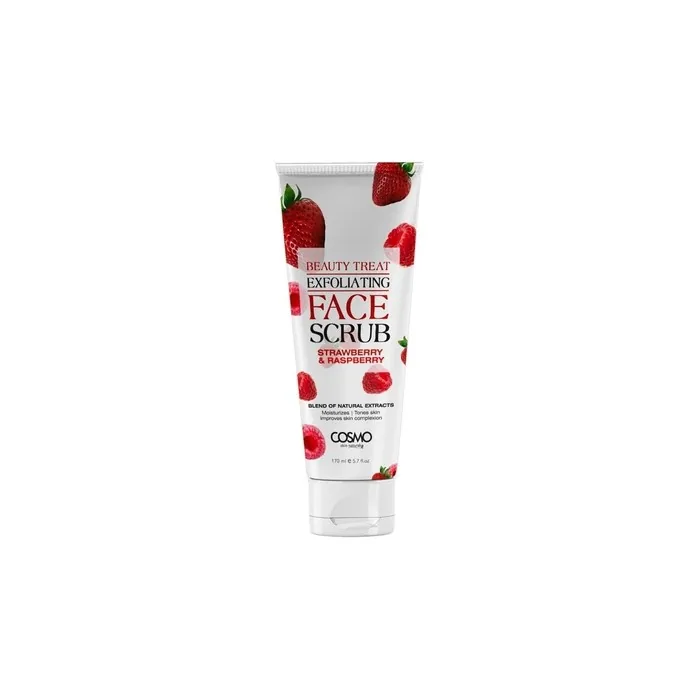 Cosmo Face Care Strawberry and Raspberry Exfoliating Scrub 170ml