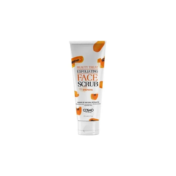 Cosmo Face Care Papaya Scrub Exfoliating Facial Cleanser 170ml