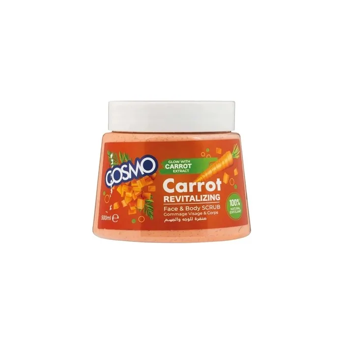 Cosmo Carrot Face and Body Scrub 500ml