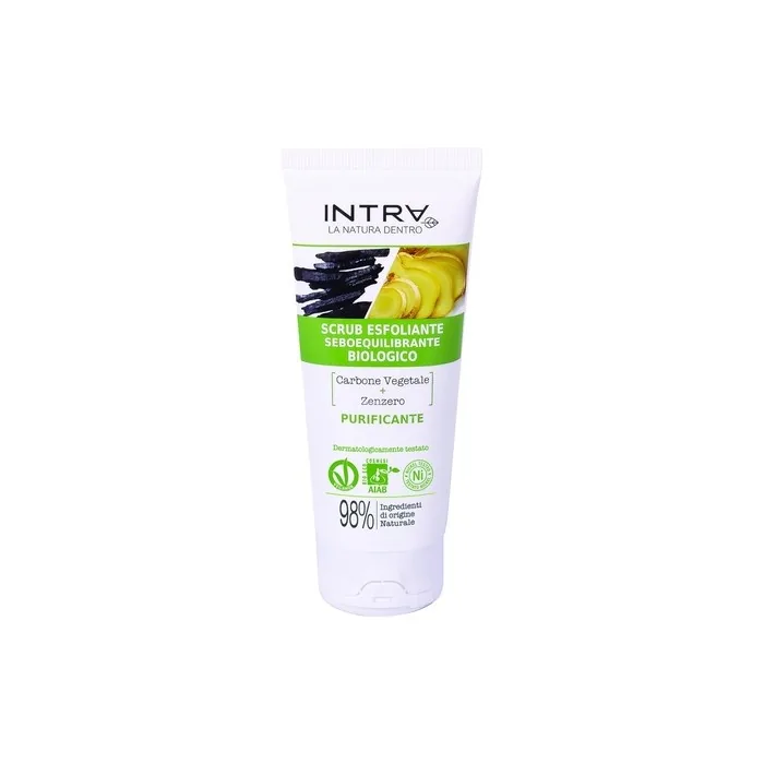 Harbor Intra Exfoliating Sebum-Balancing Organic Charcoal and Ginger Face Scrub 75ml