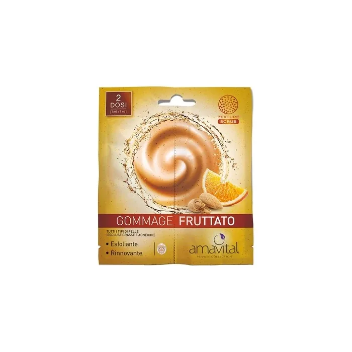 Oficine Cleman Amavital Fruttato Face Scrub 2 x 7ml - Pack of 2