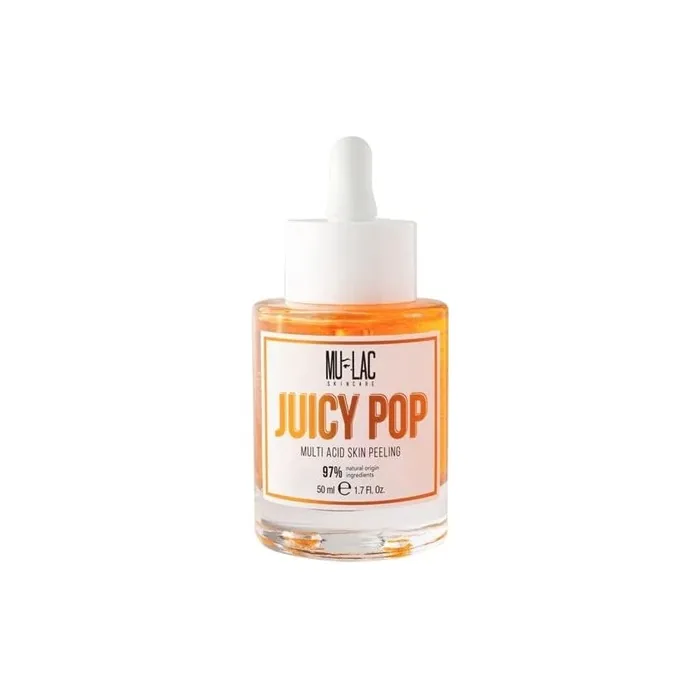 Mulac Cosmetics Juicy Pop Multiactive Exfoliant 50ml Vegan Cruelty Free 97% Natural Ingredients