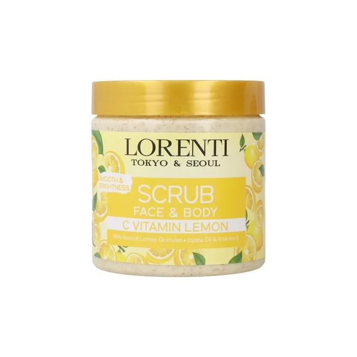 Lorenti Peeling Scrub 500 Ml Lemon Exfoliating Skin Care