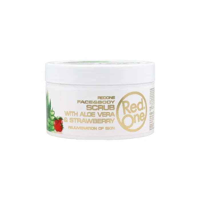 Red One Daily Scrub Aloe Vera & Strawberry 400 Ml