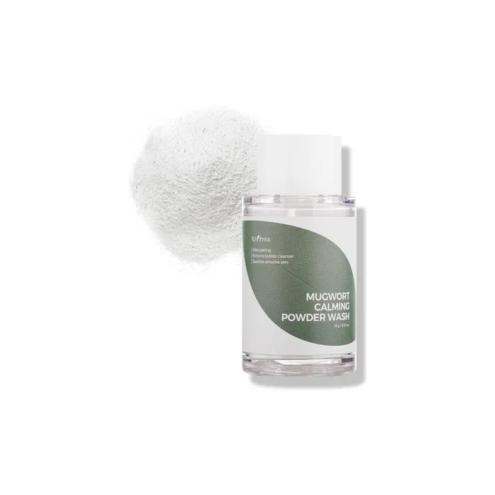 Isntree Mugwort Powder Wash 15g Mild Peeling Enzyme Bubble Cleanser