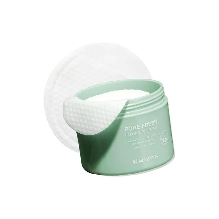 Mizon Pore Fresh Peeling Toner Pad 60 Count - AHA + BHA + PHA