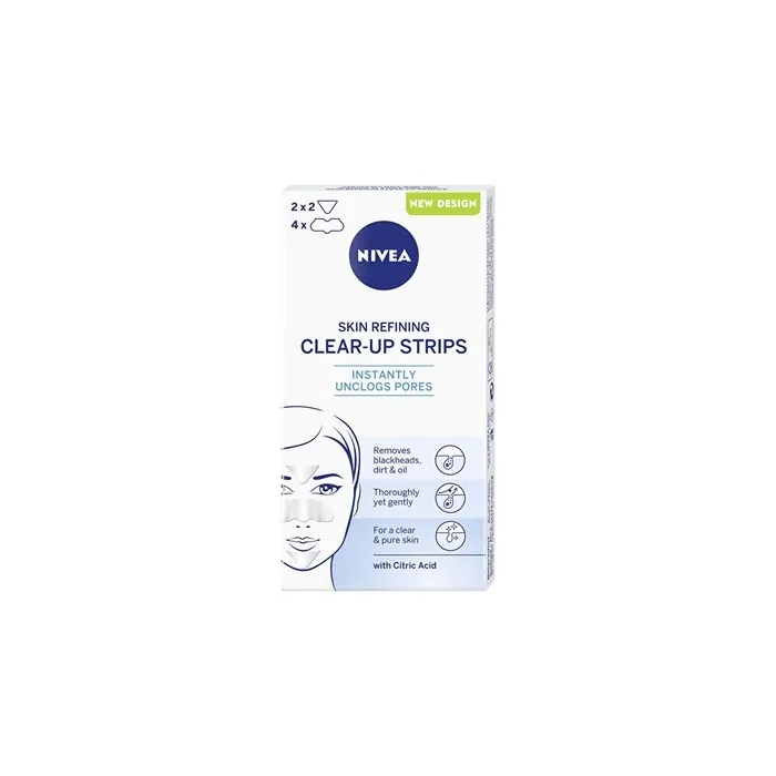 Nivea Refreshing Cleanser Patch Refining Clearup Strips 6 Pieces
