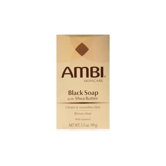 Ambi Skincare Black Soap With Shea Butter 35 Oz