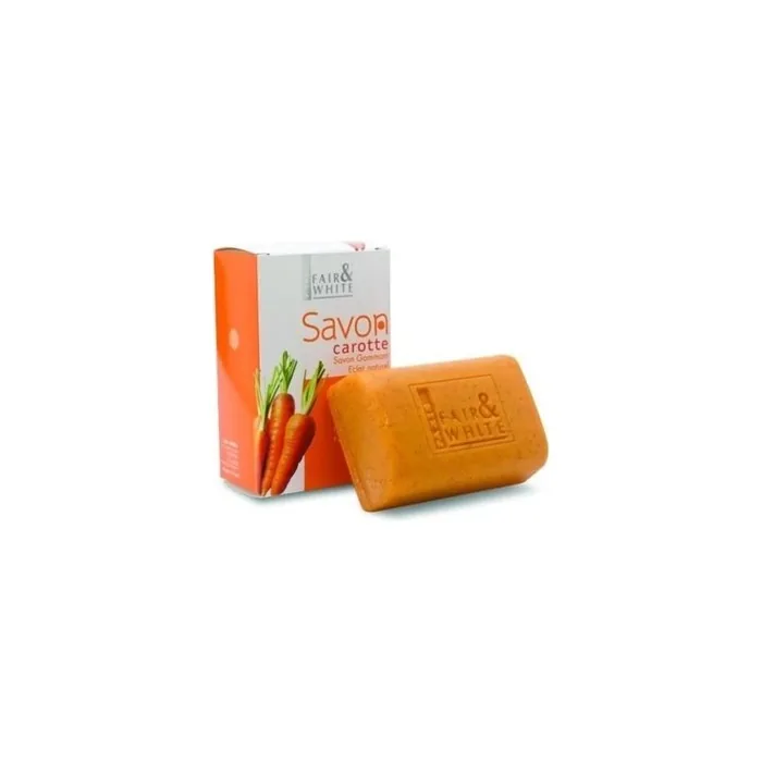 Fair & White Paris Carrot Exfoliating Soap for Natural Radiance 200g