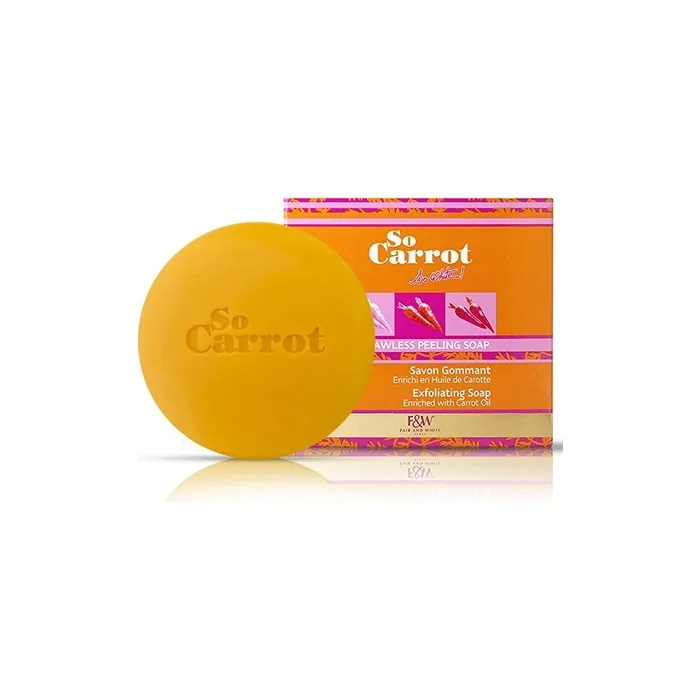 Fair and White So Carrot Exfoliating Soap 200g