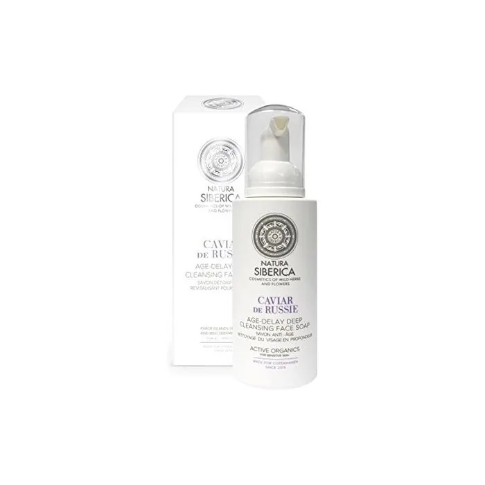 Natura Siberica Copenhagen Age-Delay Caviar de Russia Deep Cleansing Face Soap 175ml