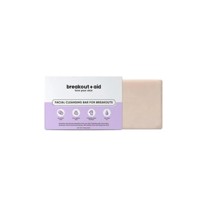 Breakoutaid Facial Cleansing Bar For Breakouts 100 G