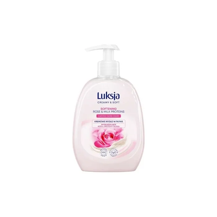 Luxja Creamy and Soft Smoothing Rose and Milk Protein Liquid Soap 500ml