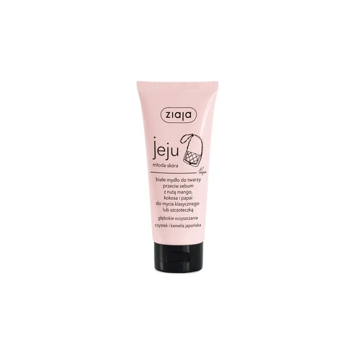 Ziaja Jeju White Face Soap Against Sebum Mango Coconut Papaya 75ml